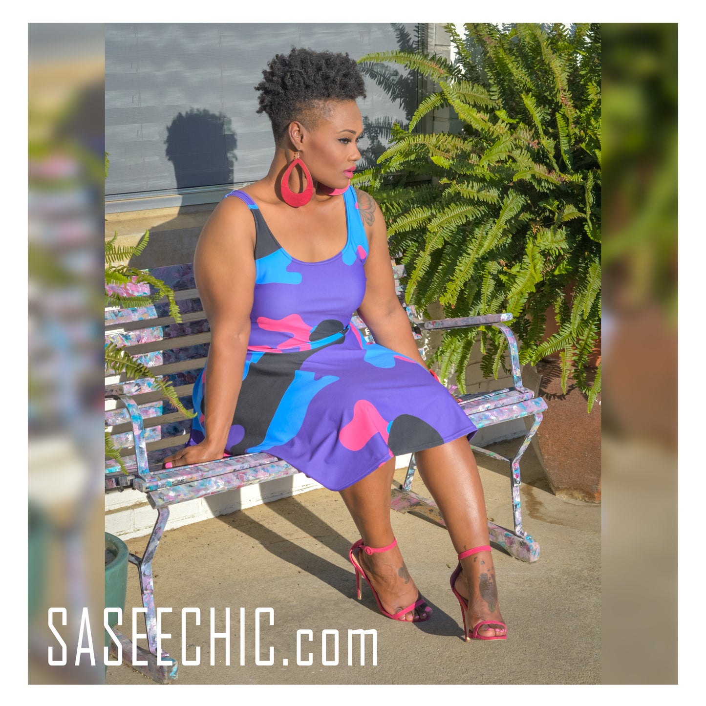 'Sasee' Skater Dress