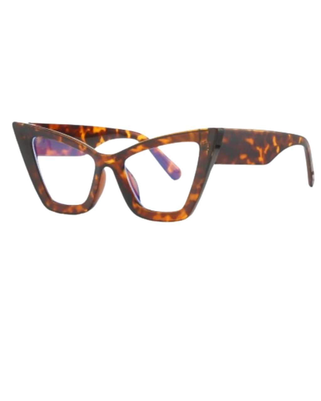 'Ash' Cat-Eye Frames (Leopard)