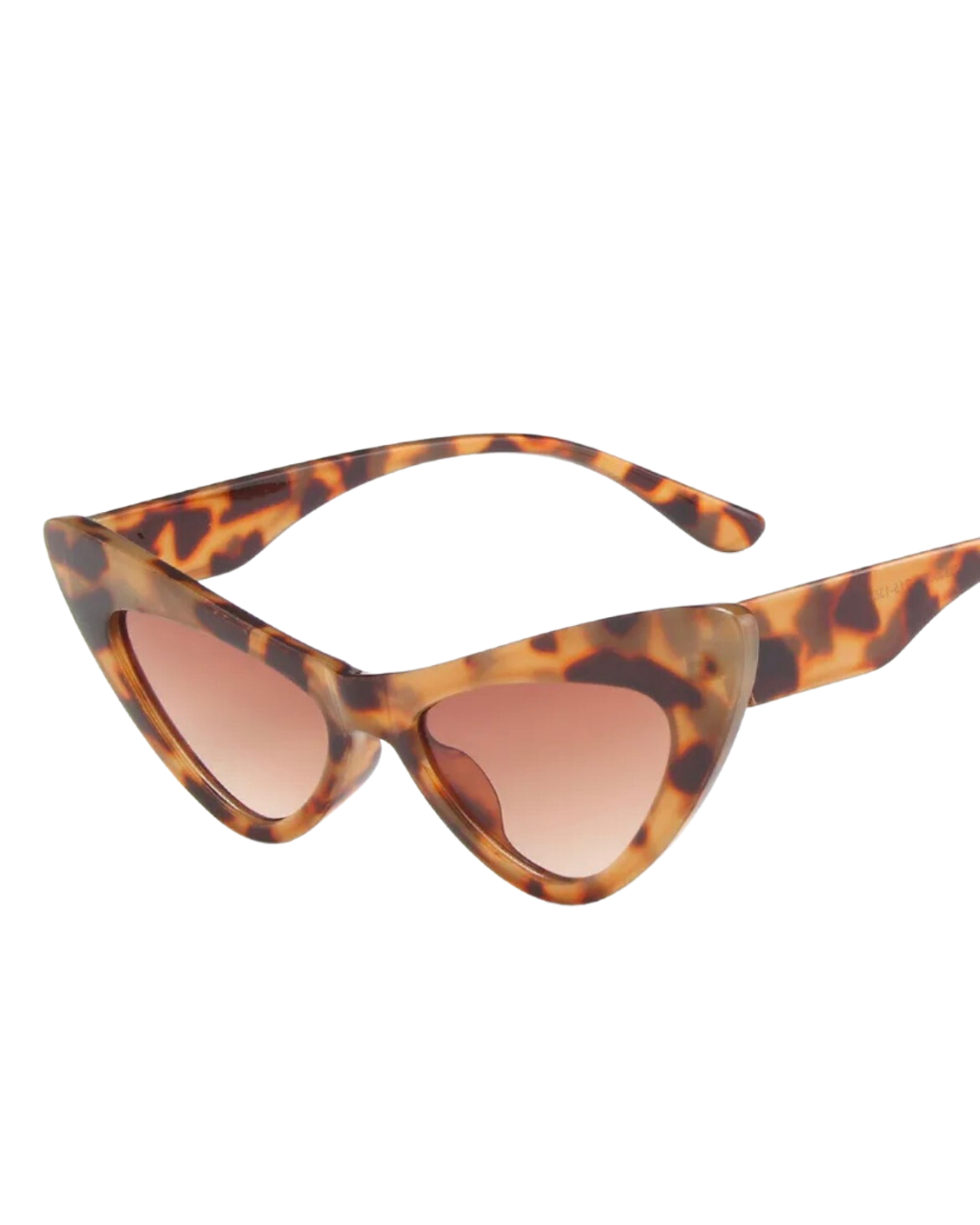 'Parker' Cat-Eye Sunglasses (Leopard)