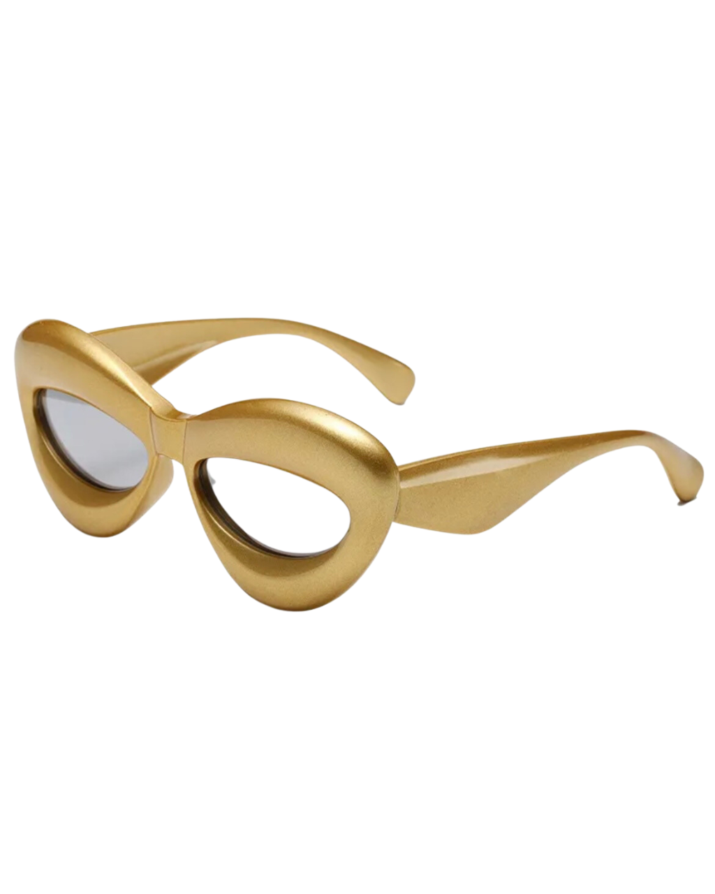 'True' Oval Sunglasses (Gold)